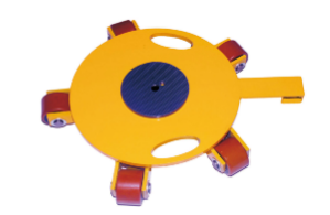 萬向搬運(yùn)小坦克車用于立式銑床移運(yùn)